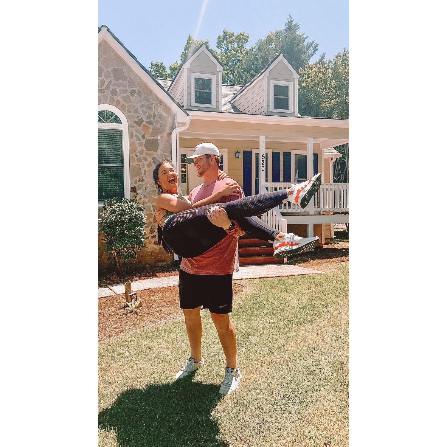 We first moved in together in 2020