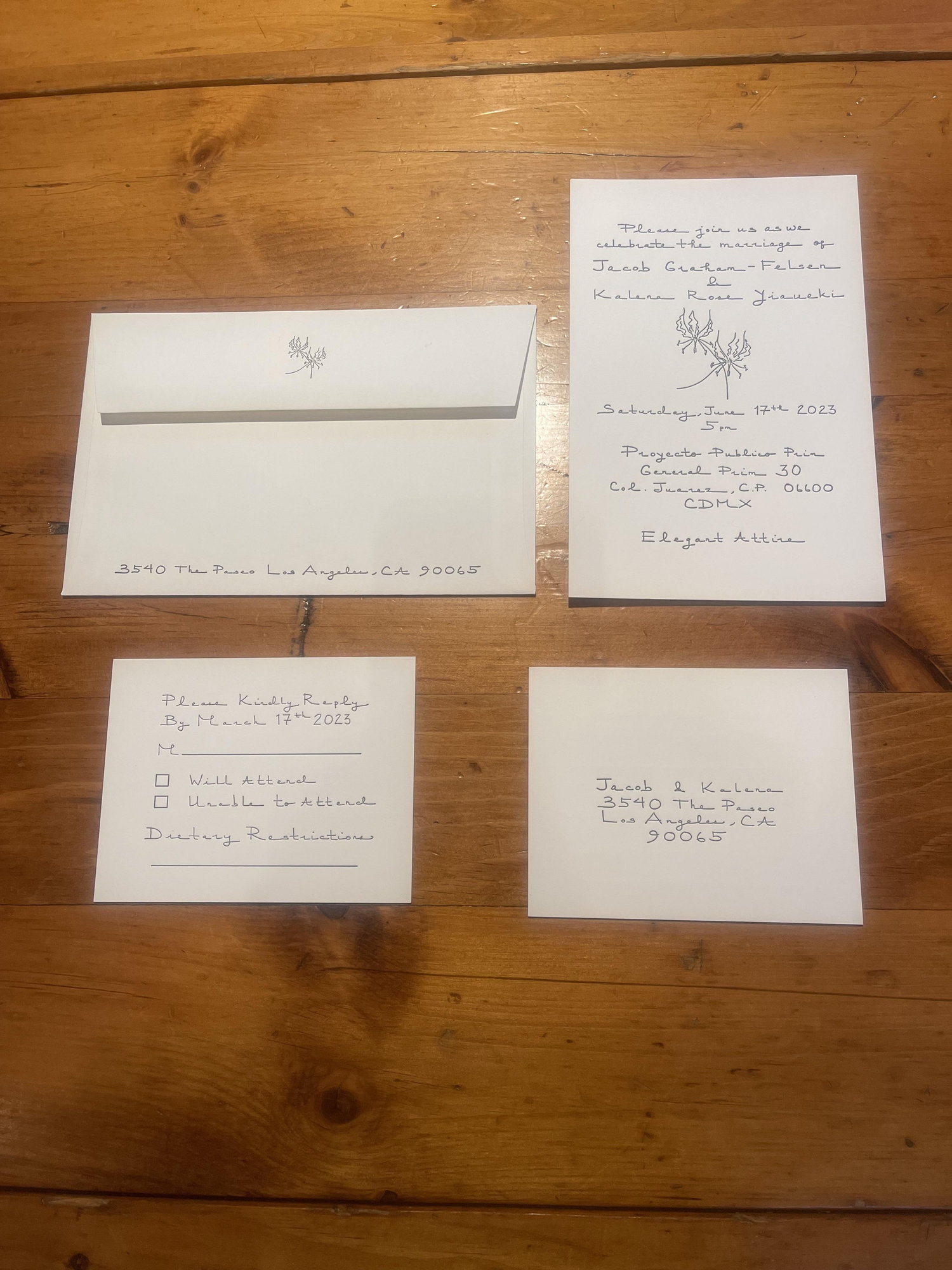 The Wedding Website of Kalena Yiaueki and Jacob Graham-Felsen