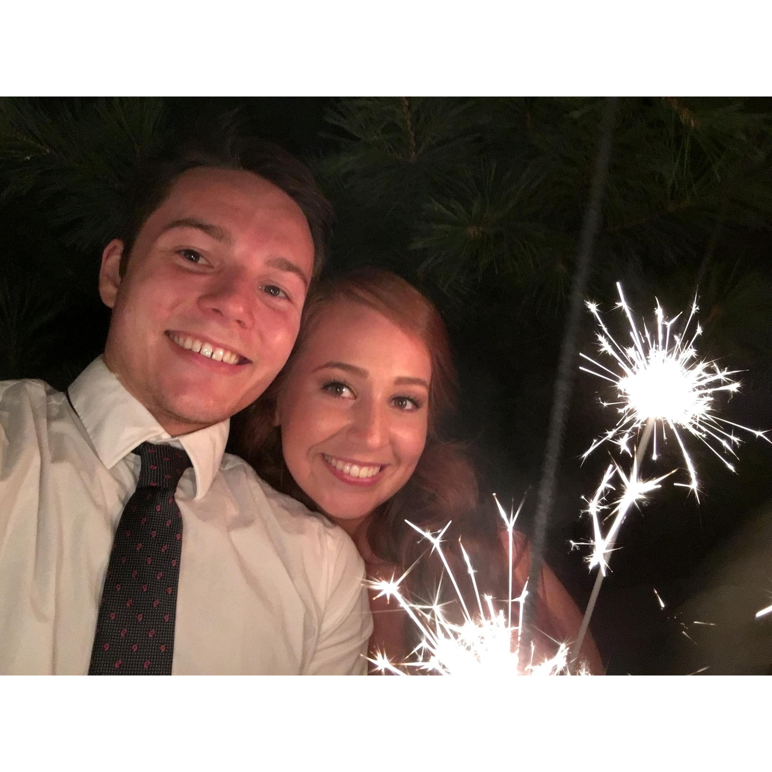 One of many weddings we have gone to together. We can't wait to have OUR OWN! (: