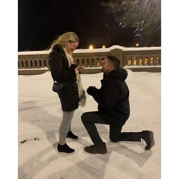 He asked; she said yes.