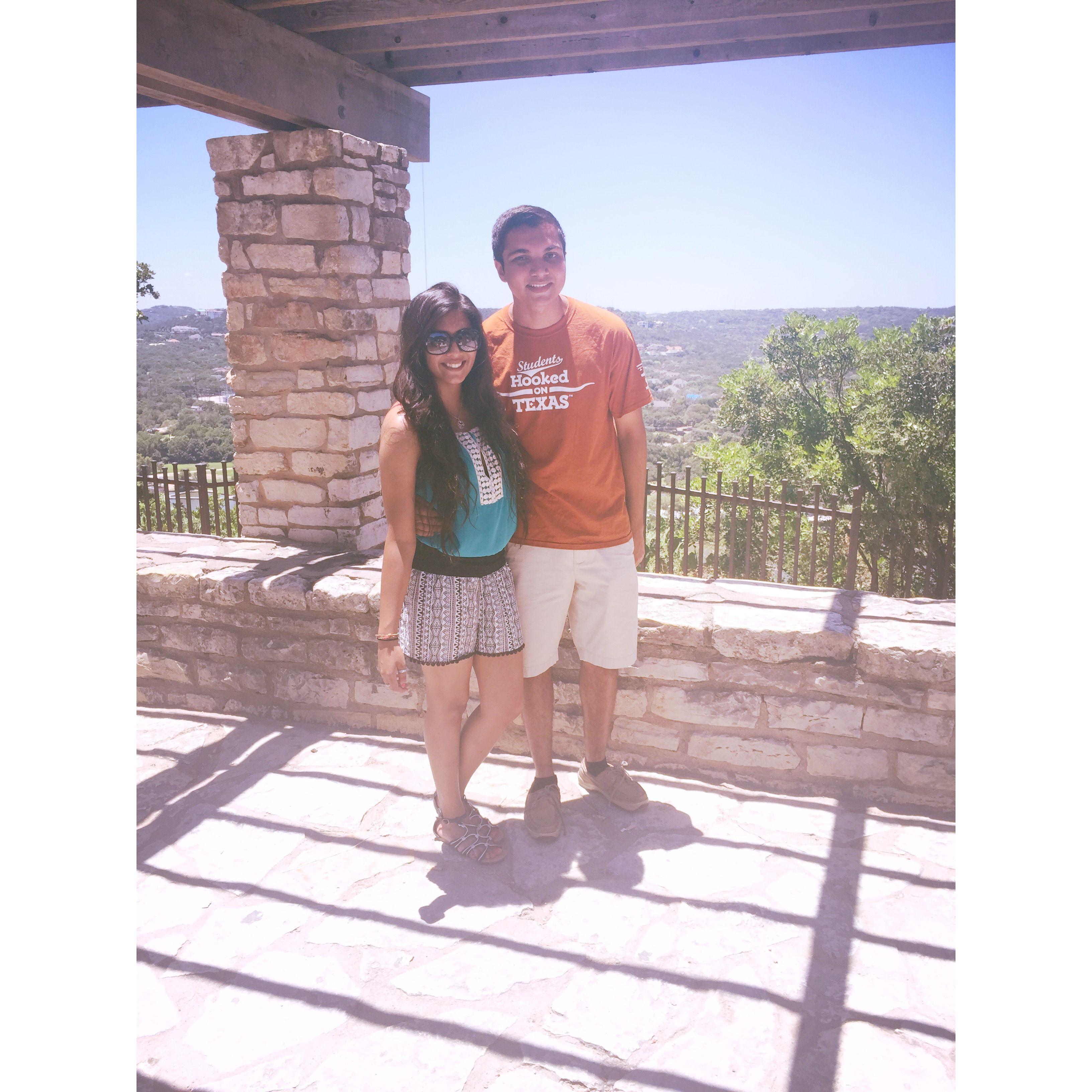 After 10,000 Oovoo calls, Amaan and Mishaal were finally going to be in the same city at UT Austin! Mishaal claims Amaan followed her to UT, but this is 100% false