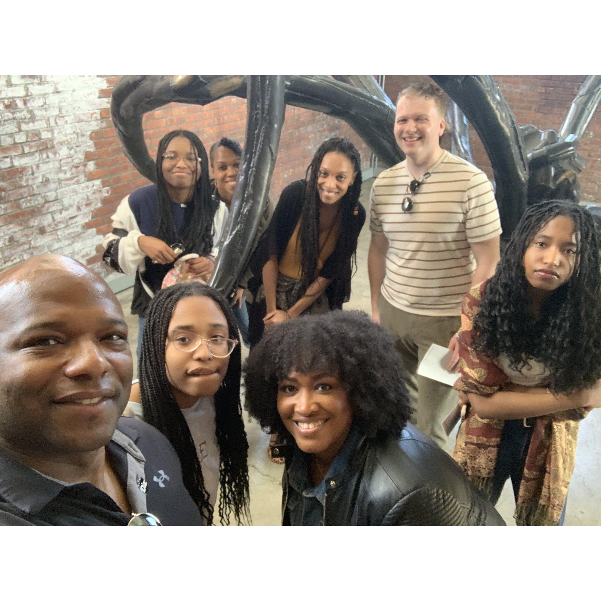 Our first date group at the Dia Beacon