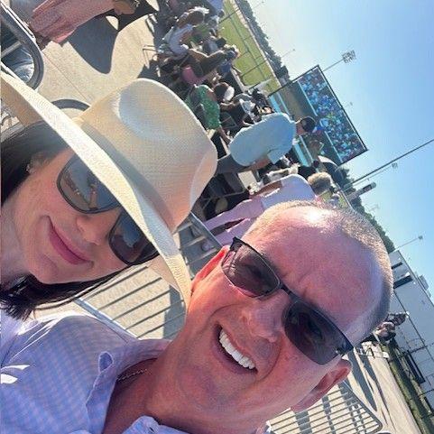 Derby day at the racetrack
