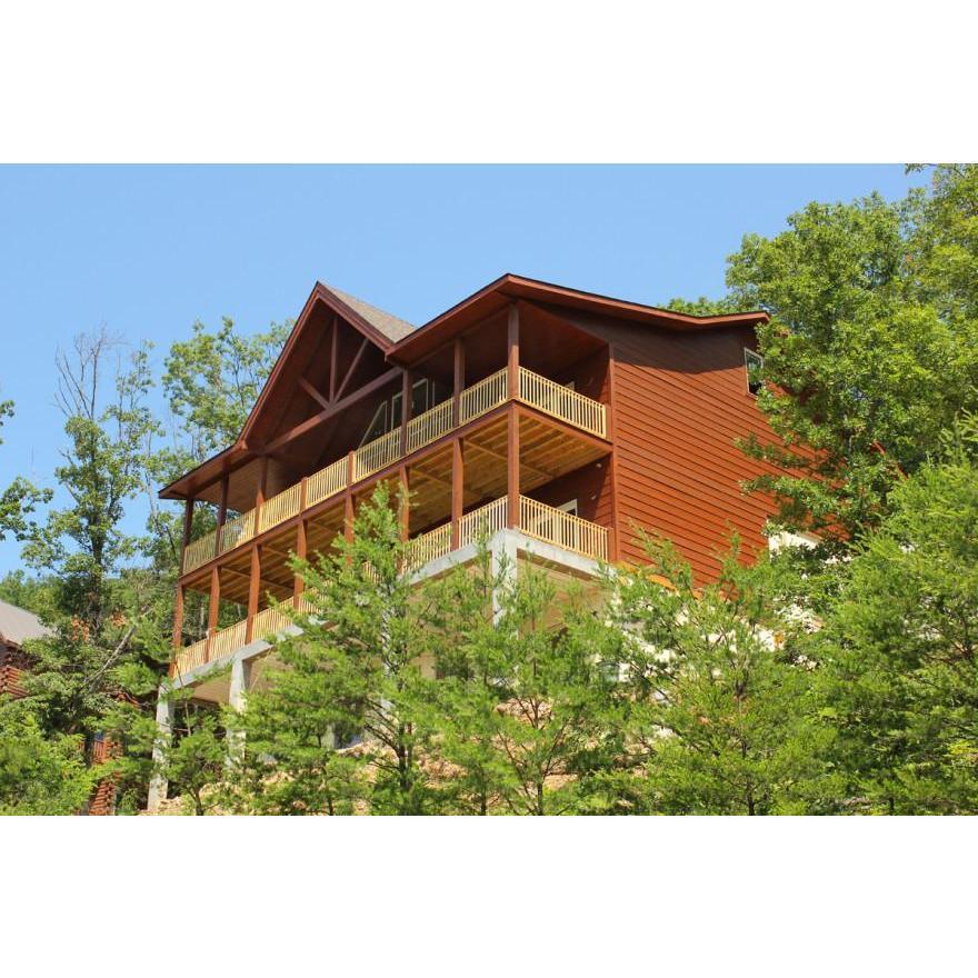 View of the Back of the cabin.