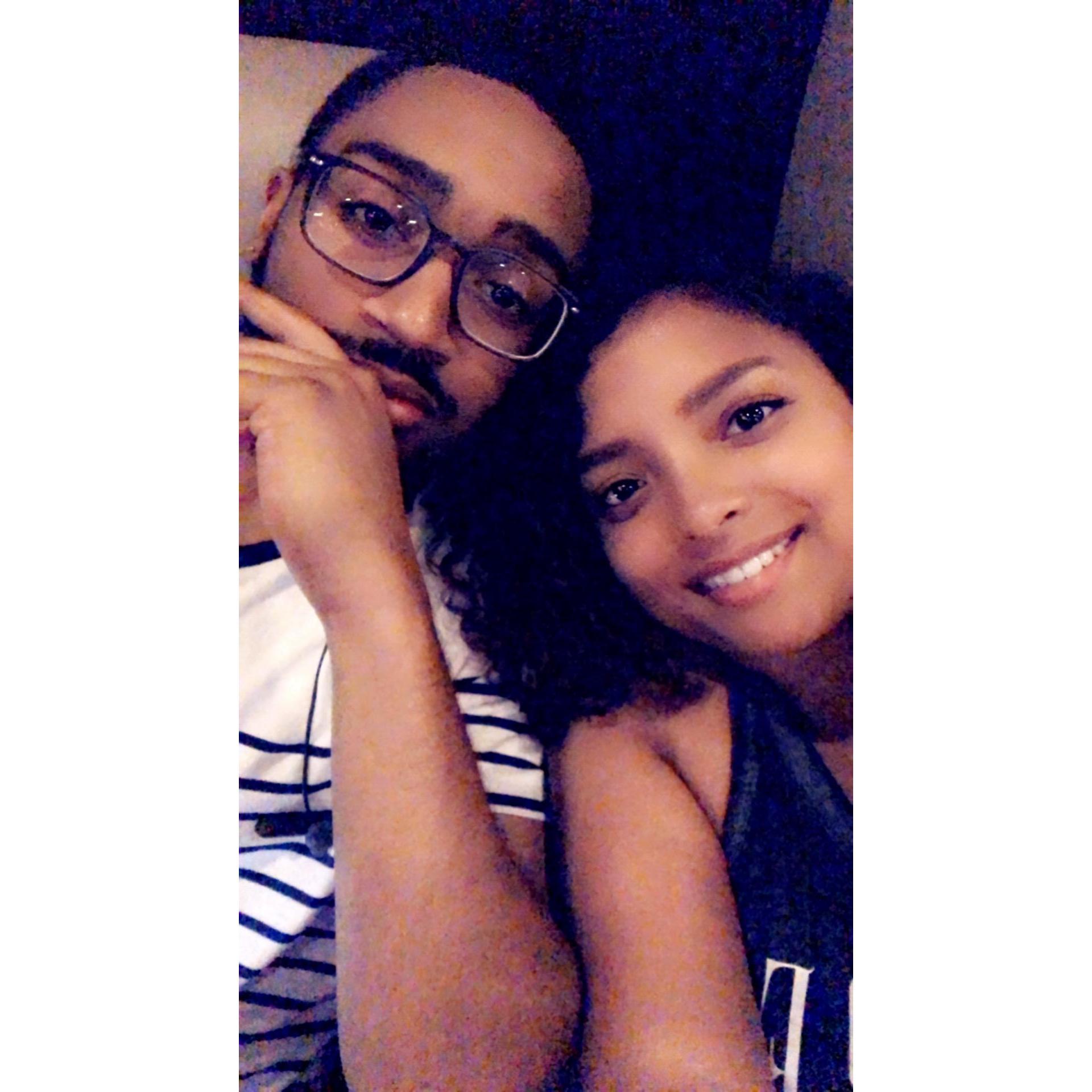 Spending time together.