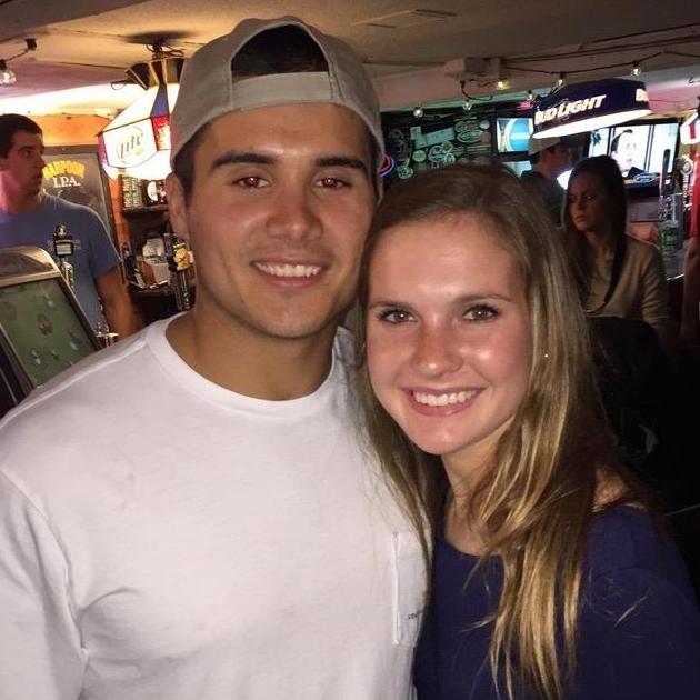 Our first picture together. Fall 2014