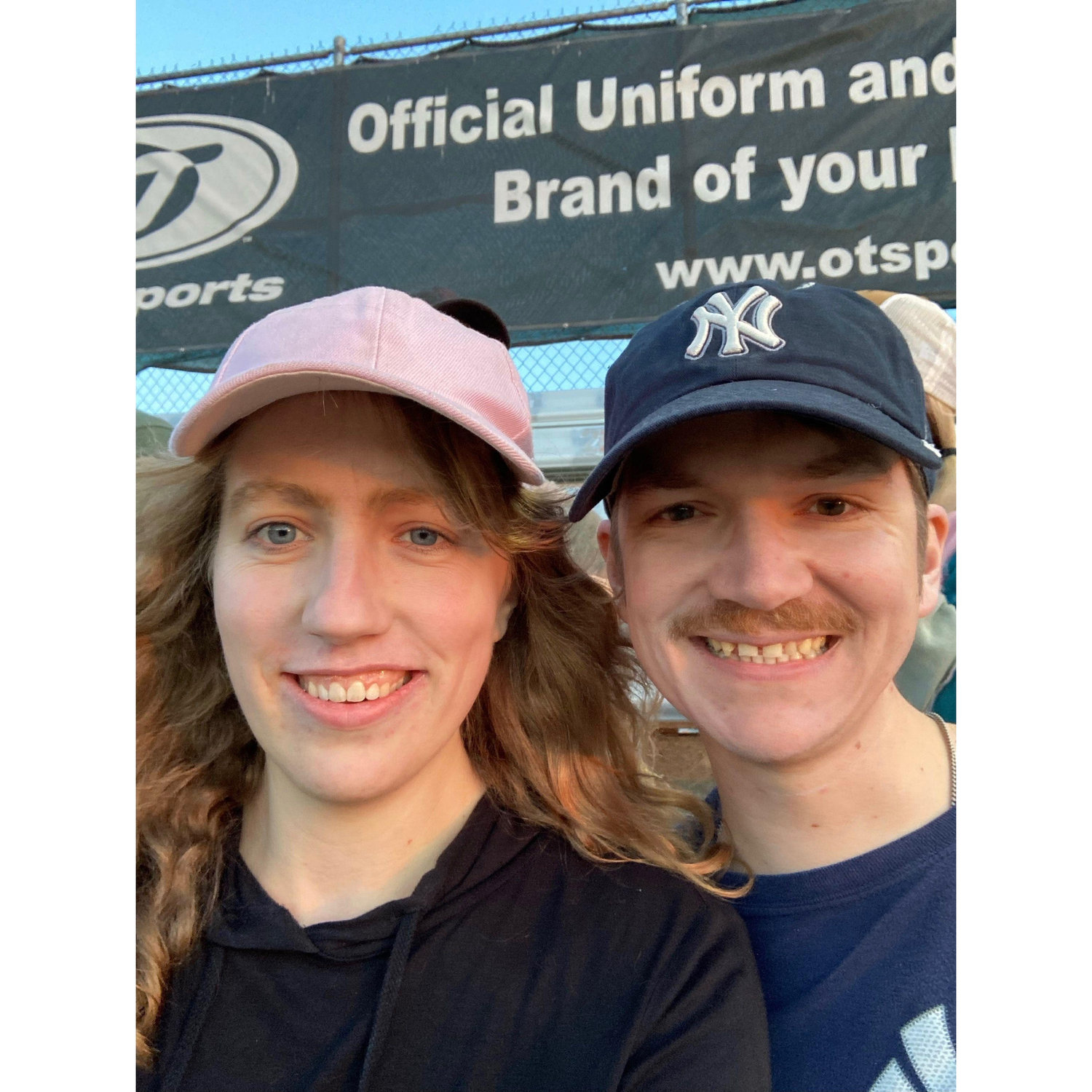 Our first baseball game