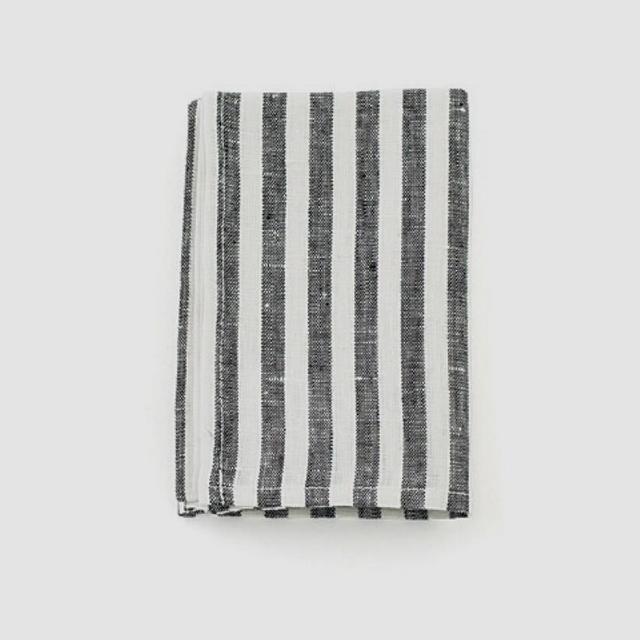 Kitchen Cloth: Black White Stripe