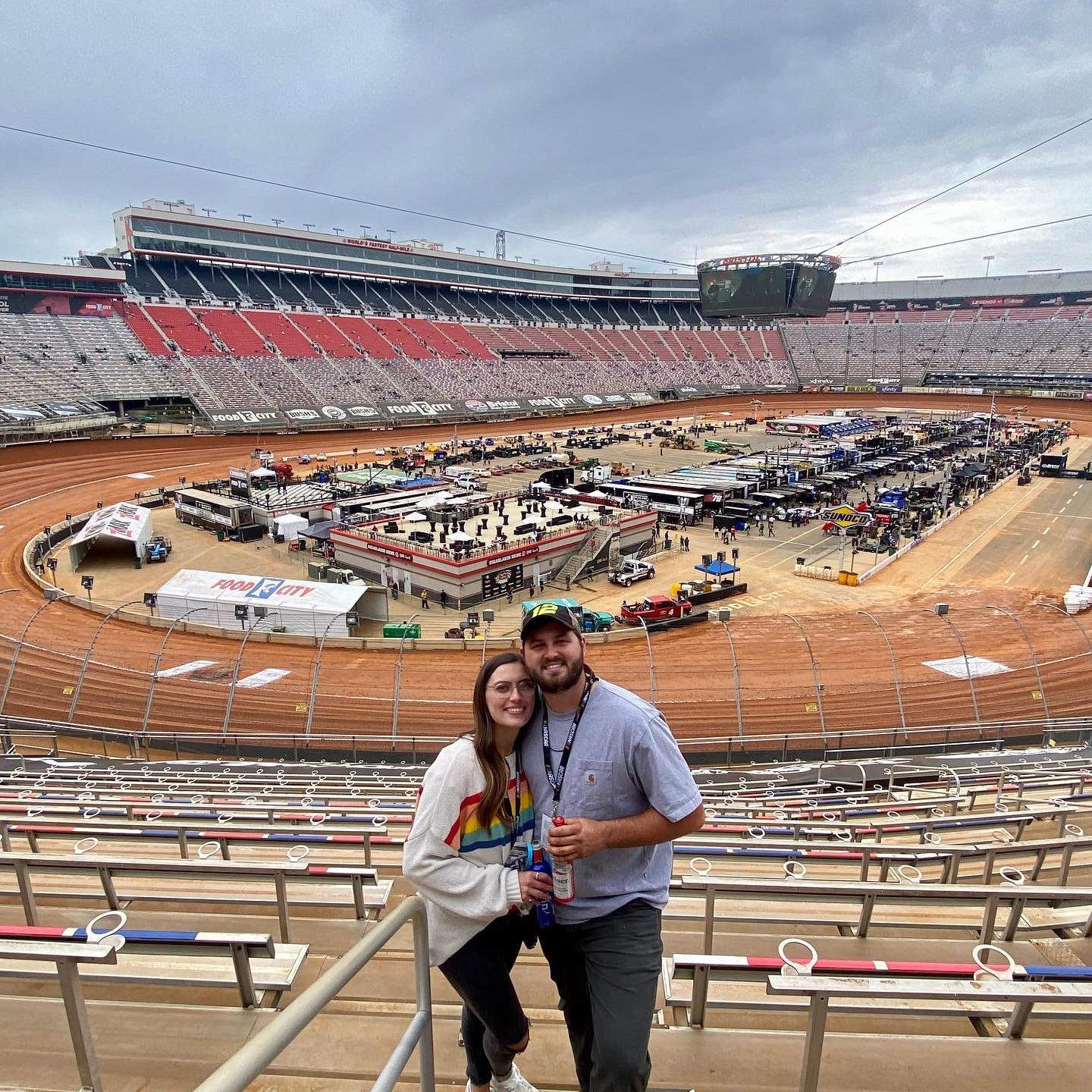 Our first nascar race together!