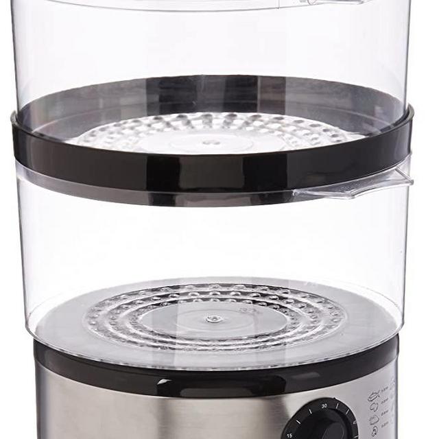 Brentwood Electric 2-Tier, 5 Quart, Stainless Steel