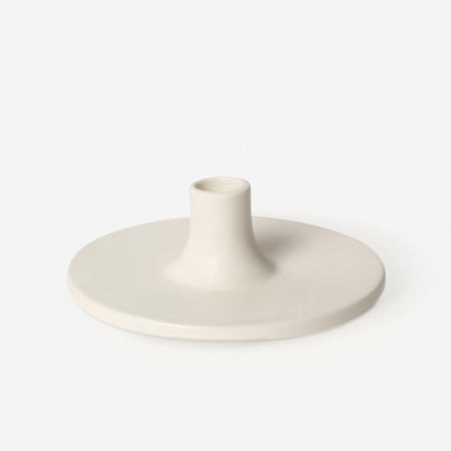 Ceramic Taper Candle Holder, Wide