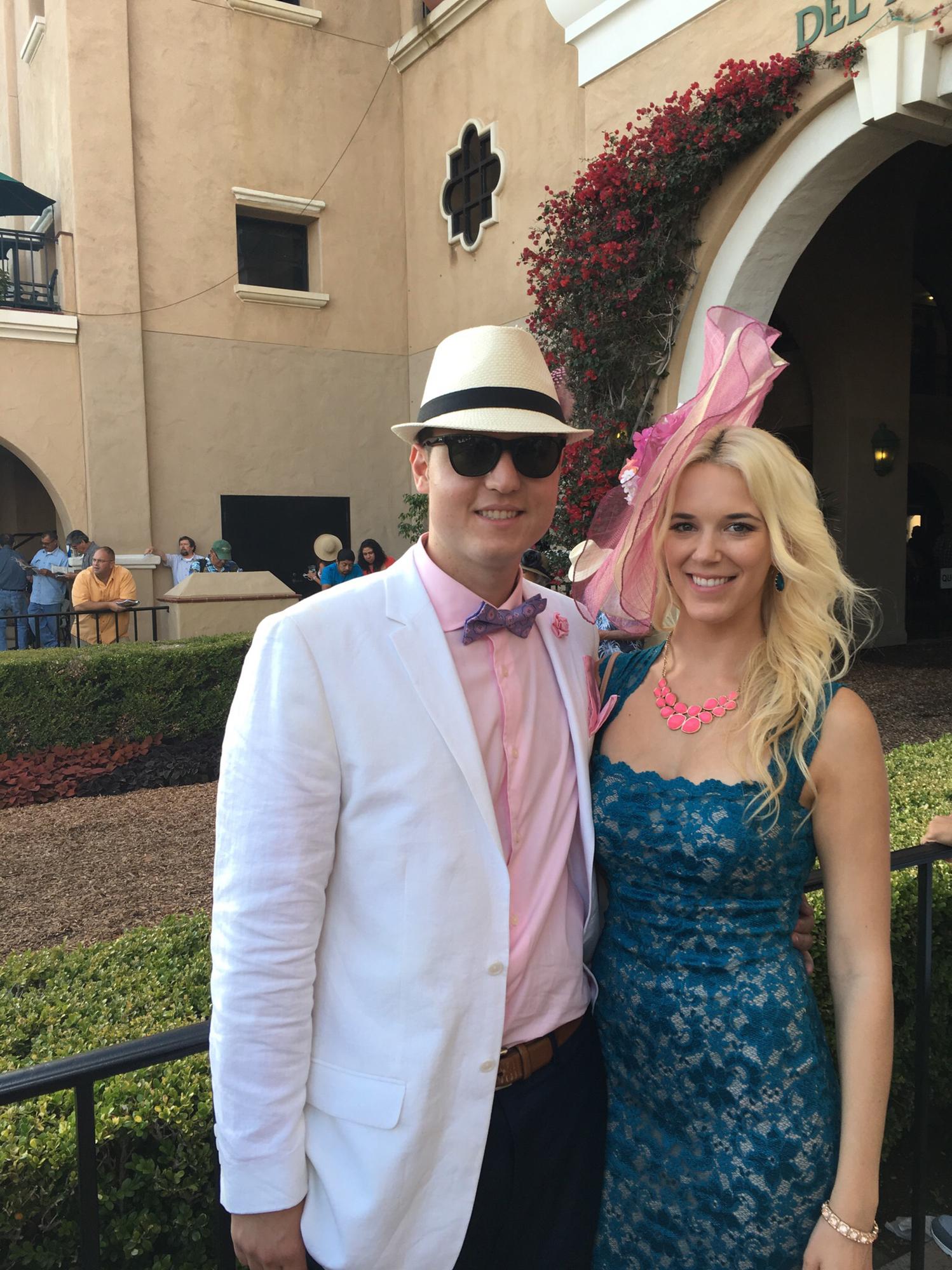 Del Mar Races Opening Day - we took off on Wednesday to dress up for the races.