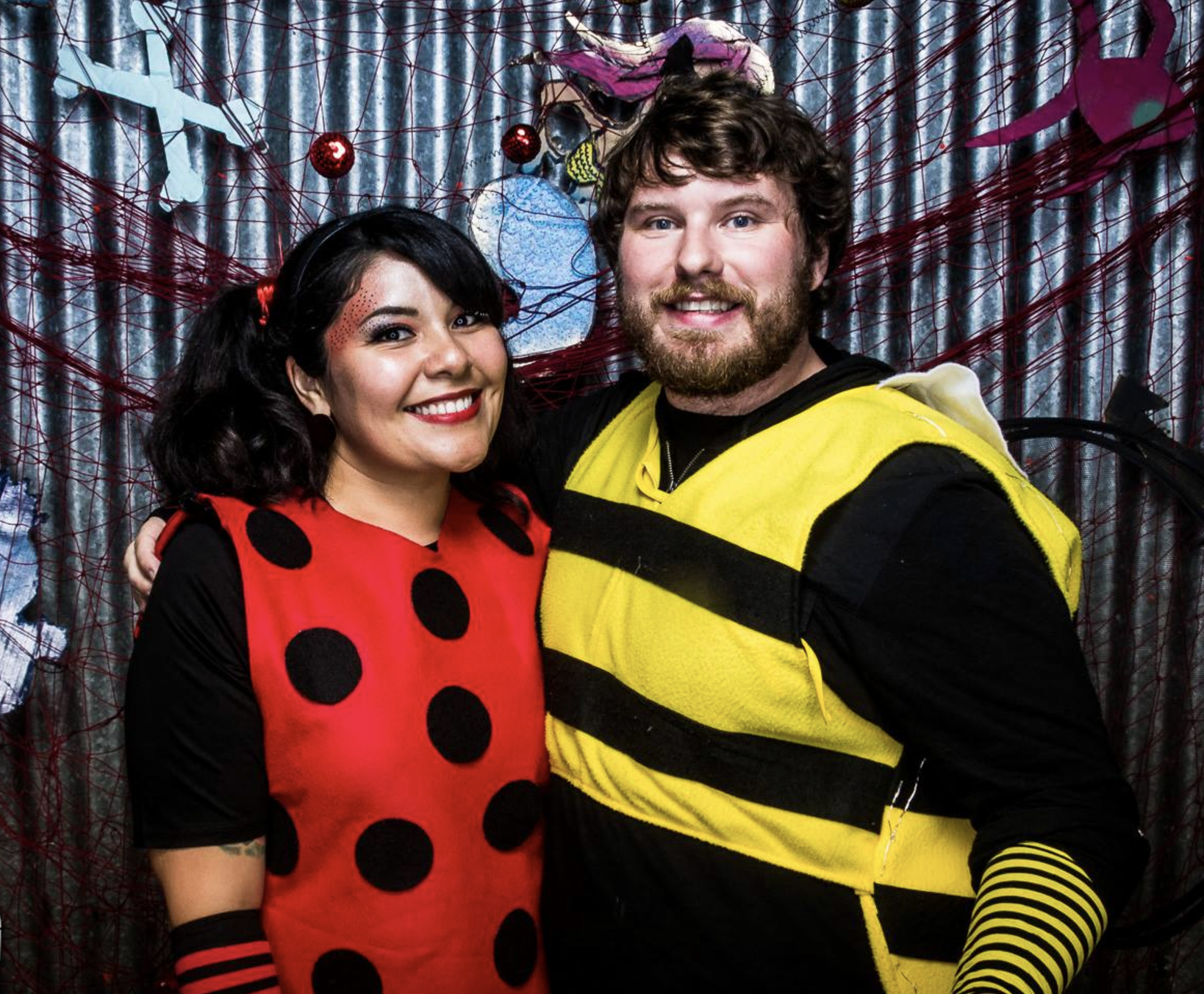 The one when we dressed up as a couple of bugs for Halloween.