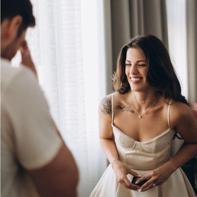 "That dress has pockets?!"