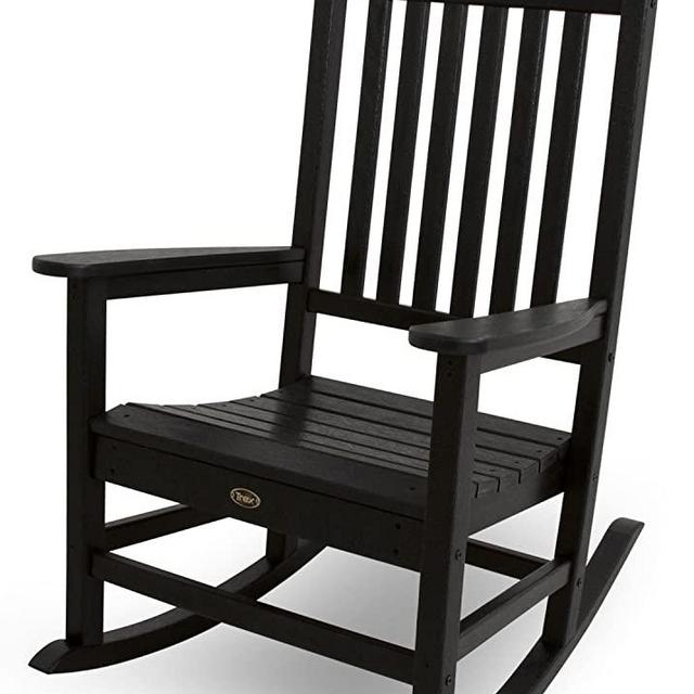 Trex Outdoor Furniture Yacht Club Rocker Chair, Charcoal Black