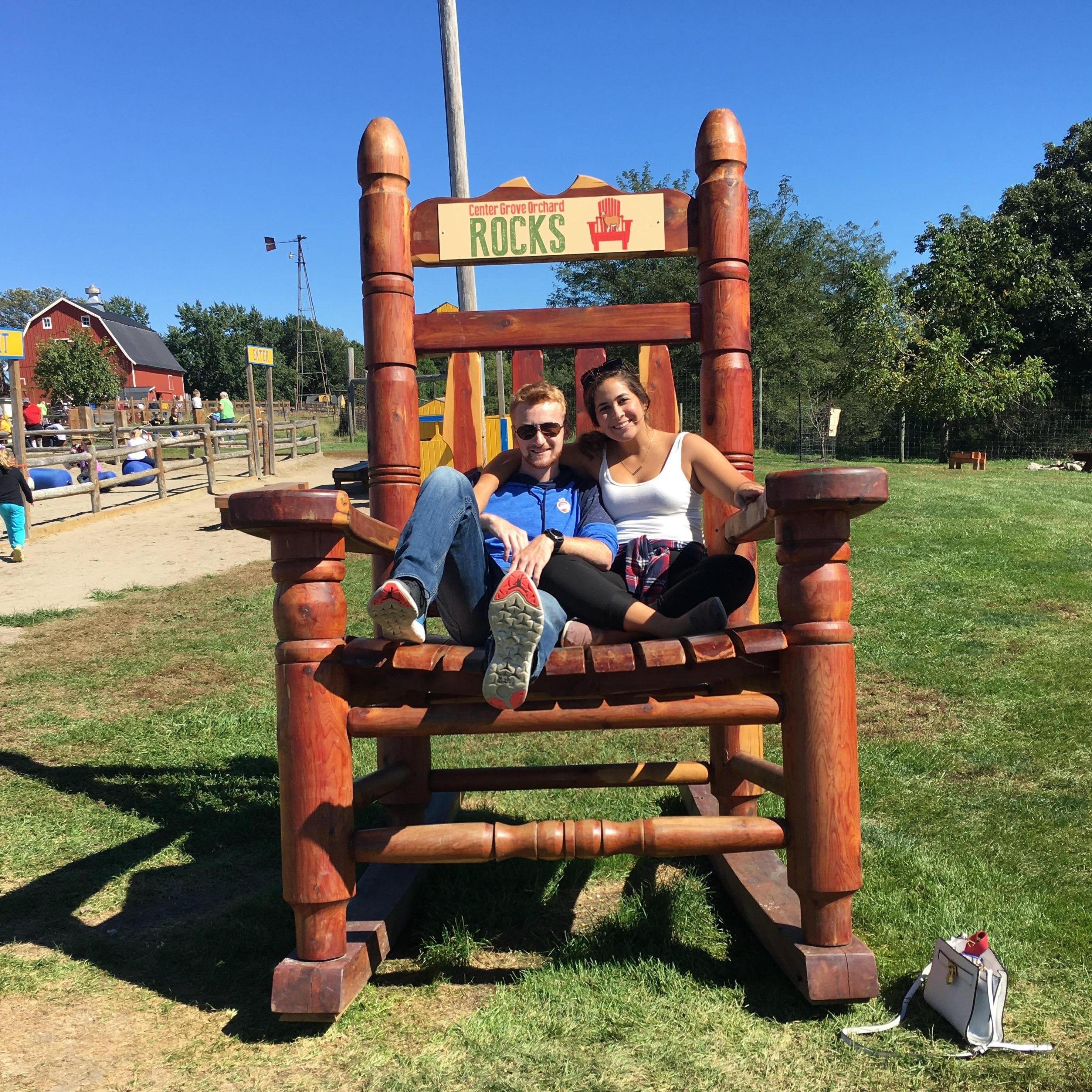 Apple picking at a local orchard!