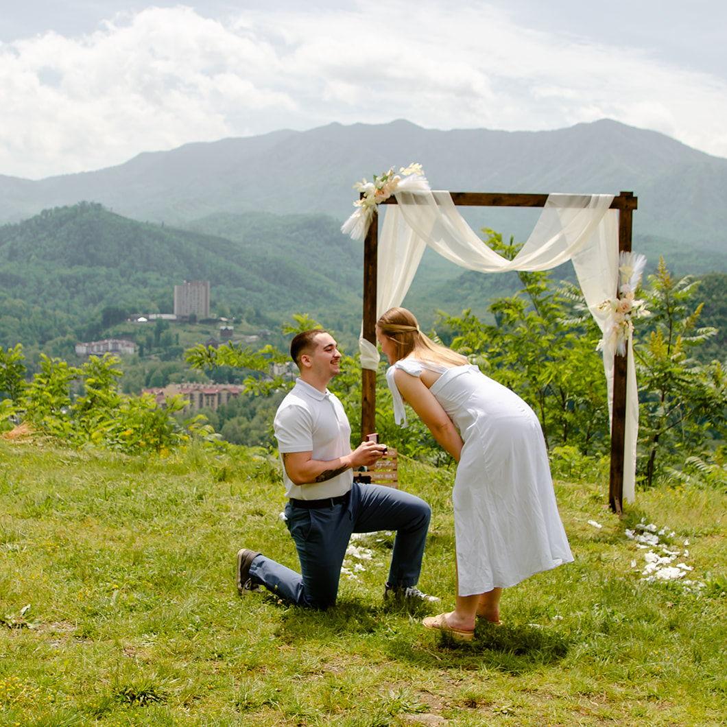 The moment I said yes!!