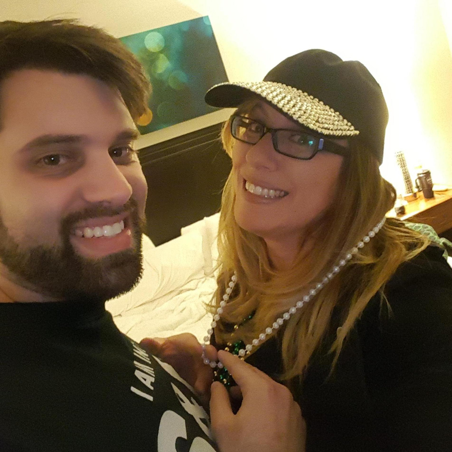 New Orleans. He gave me those beads. Boo-ya!