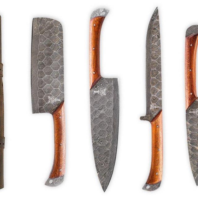The Lotus | 5-Piece Set + Leather Roll