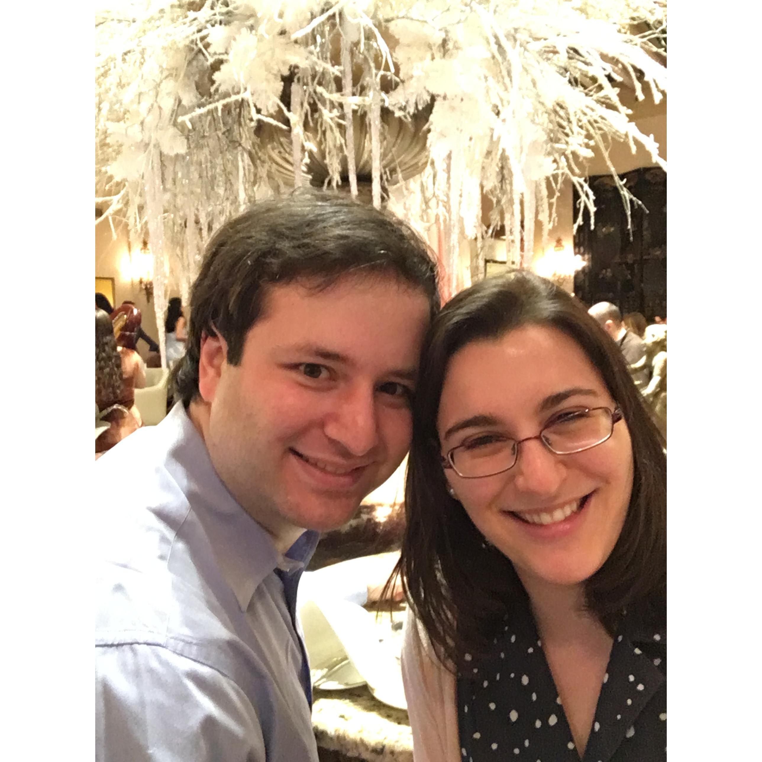 Another afternoon tea for Valentine's Day 2018- our first Valentine's Day together.