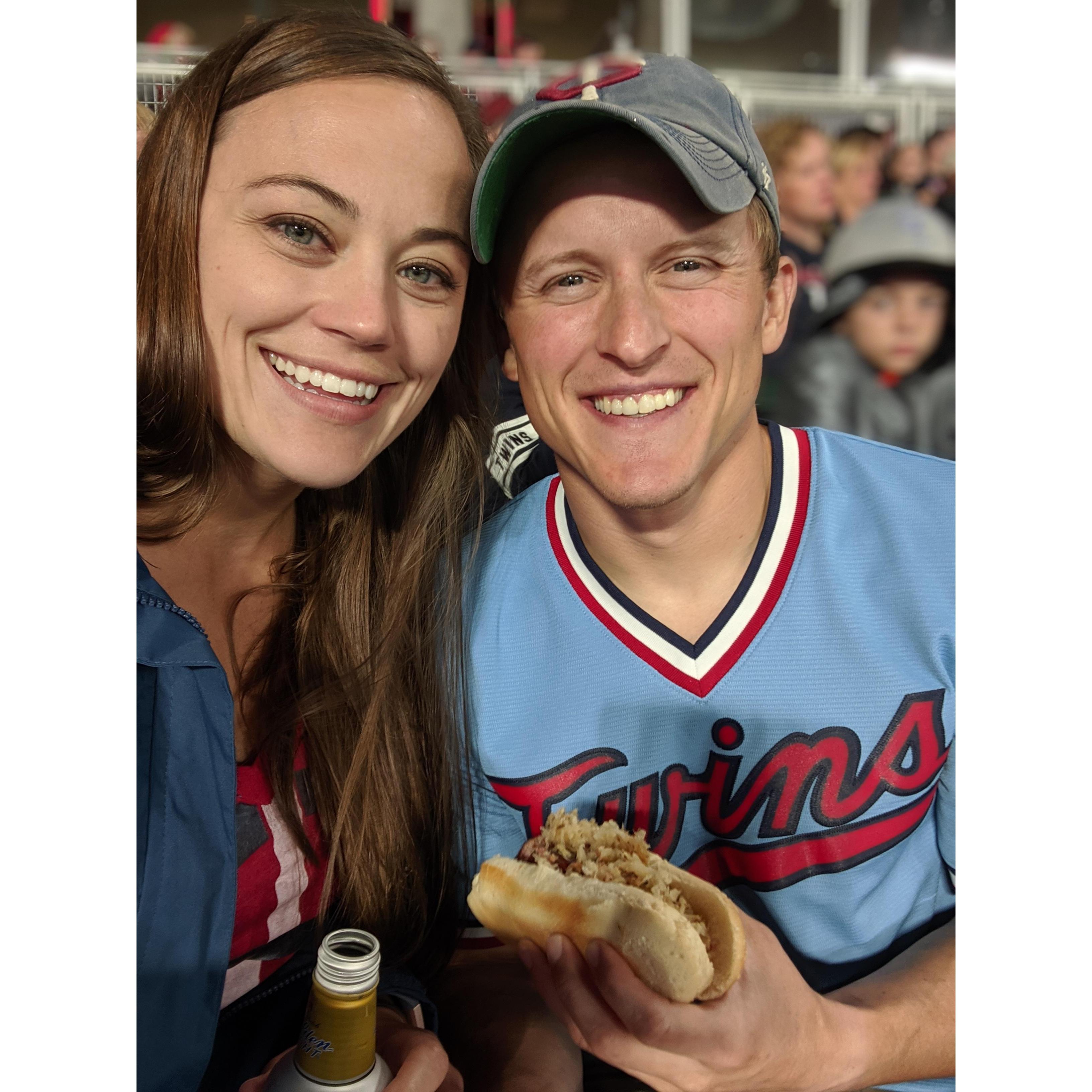 Love going to Twins games.