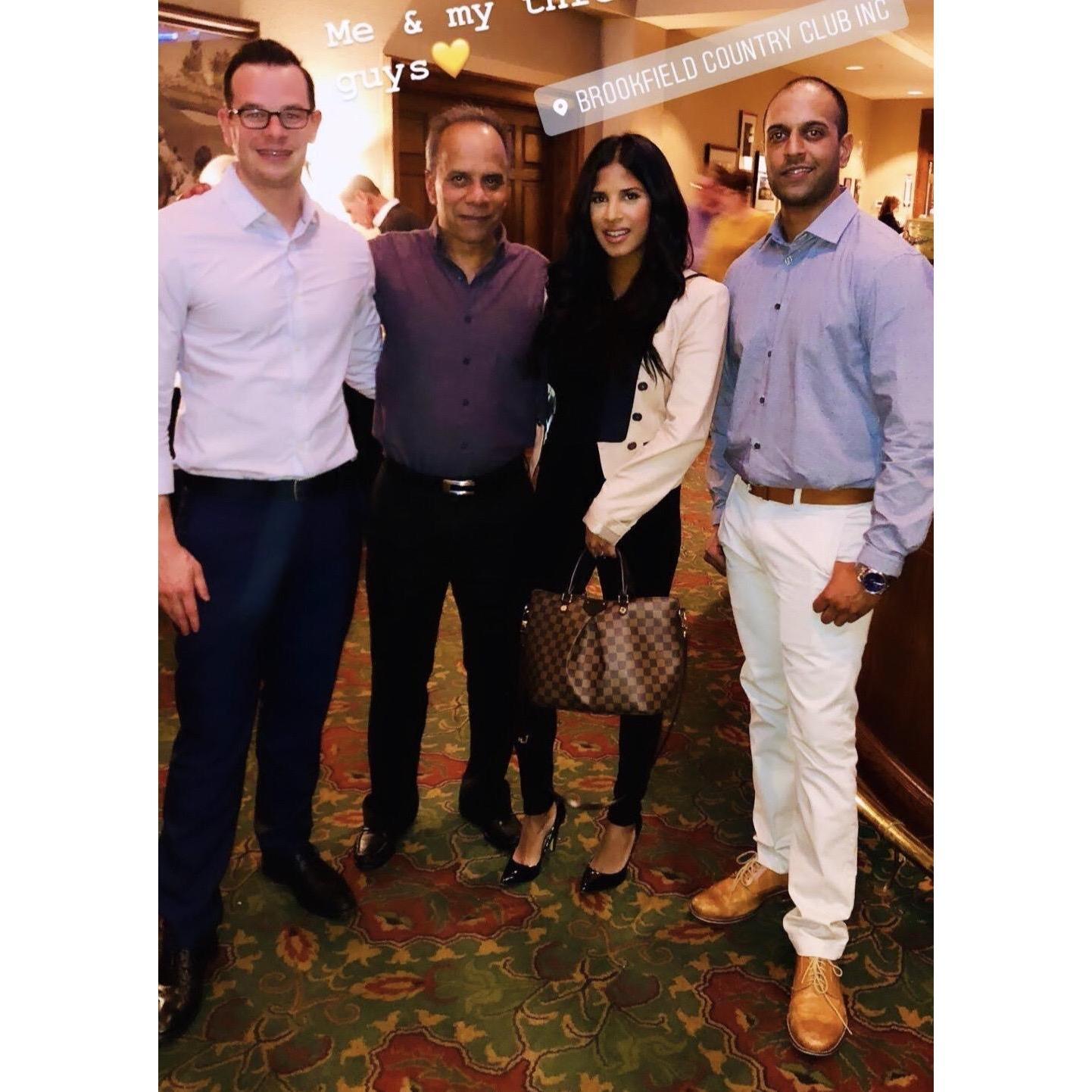 Country club life. David Becker-Weidman, Jay Kale, ANJALI Kale, Jason Kale.