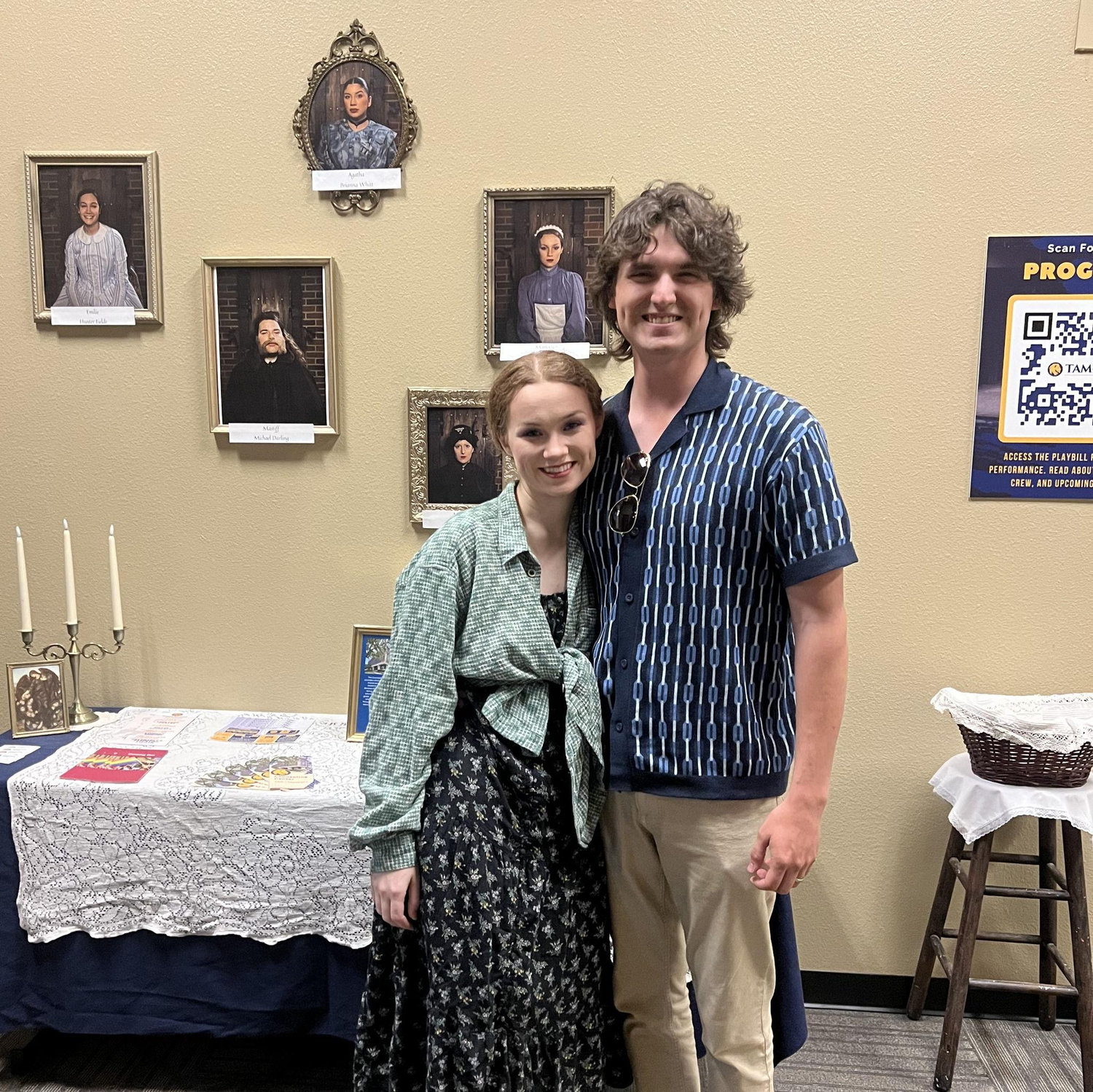after Kaylies performance in "The Moors"