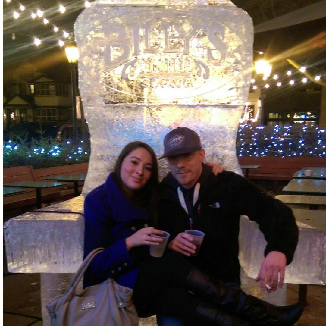 At Billy's during crashed ice