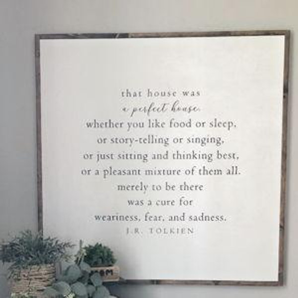LotR Quote Wall Art