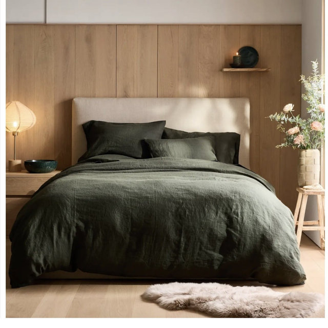 European Linen Duvet Cover Set - King/Cal King