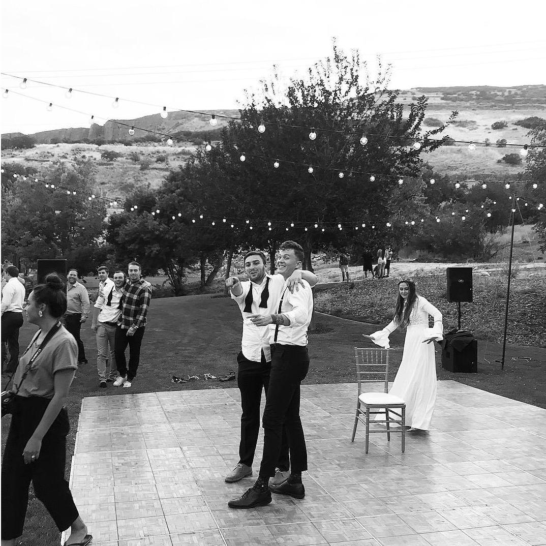 07/27/18 - when Garrett caught the garter and Kaylee & Brady's wedding ...