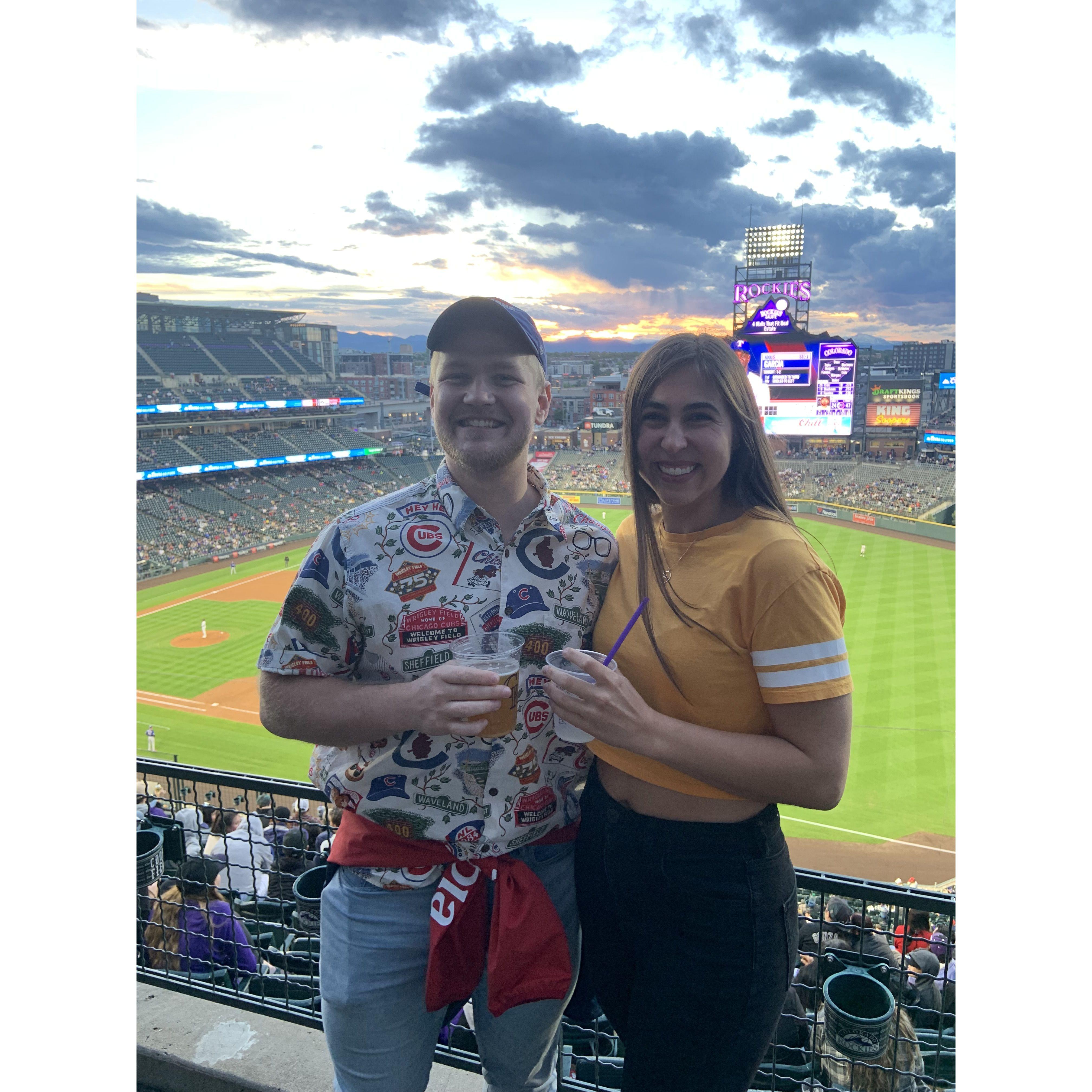 First Rockies game, they probably lost