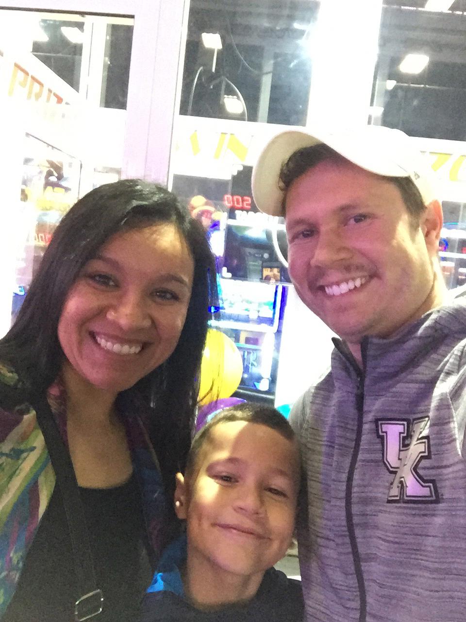 Jakey’s birthday at the fun park.