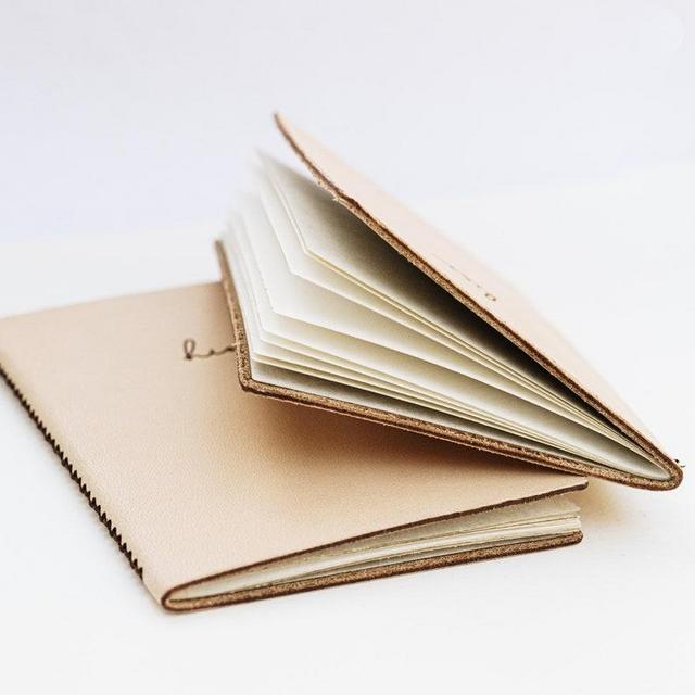Leather Wedding Vow Book - Premium Minimalist Leather Vow Books - Gift for bride and groom