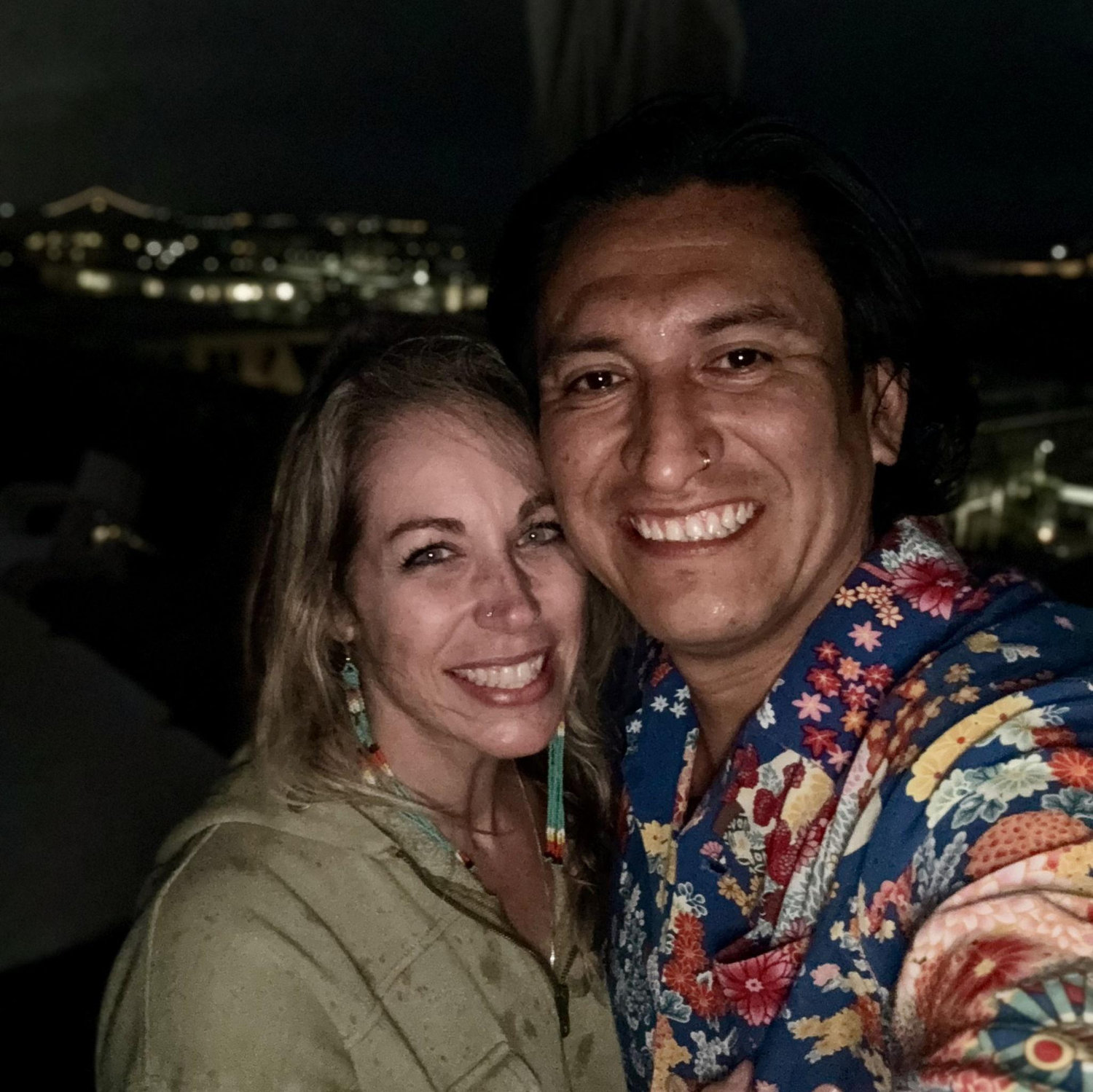 The night we got engaged!