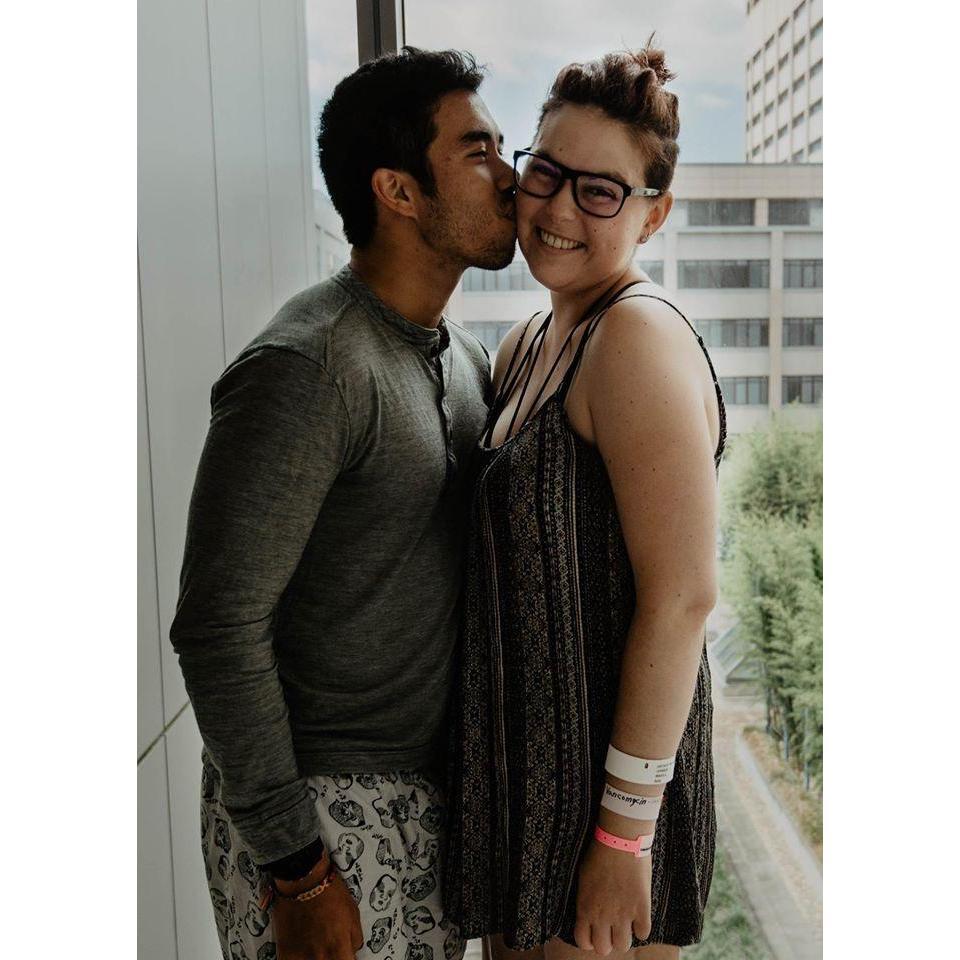 At University of Washington Medical Center in 2018 (post-kidney transplant!)