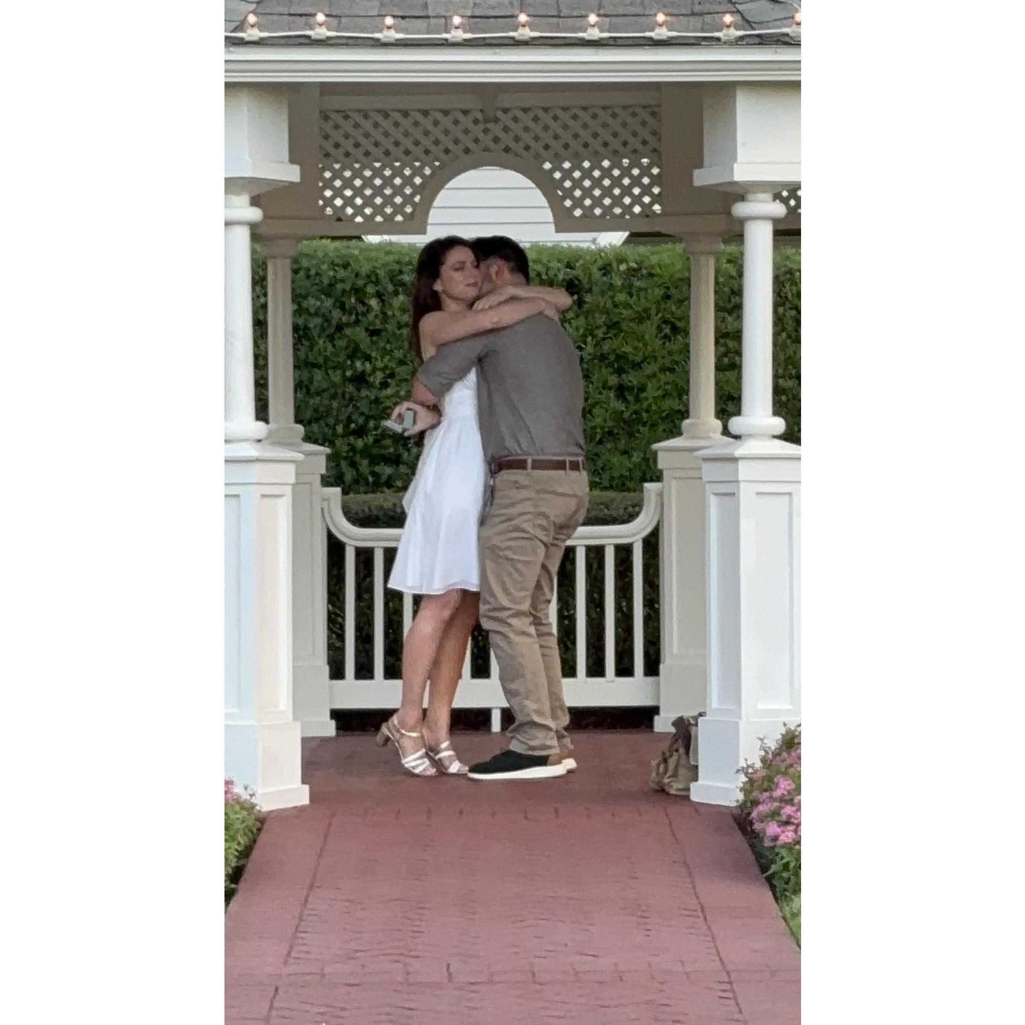 She said, "YES!"