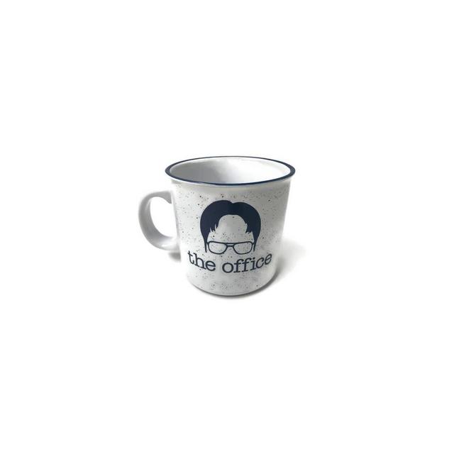 The Office 20oz Ceramic Dwight Camper Mug - Silver Buffalo