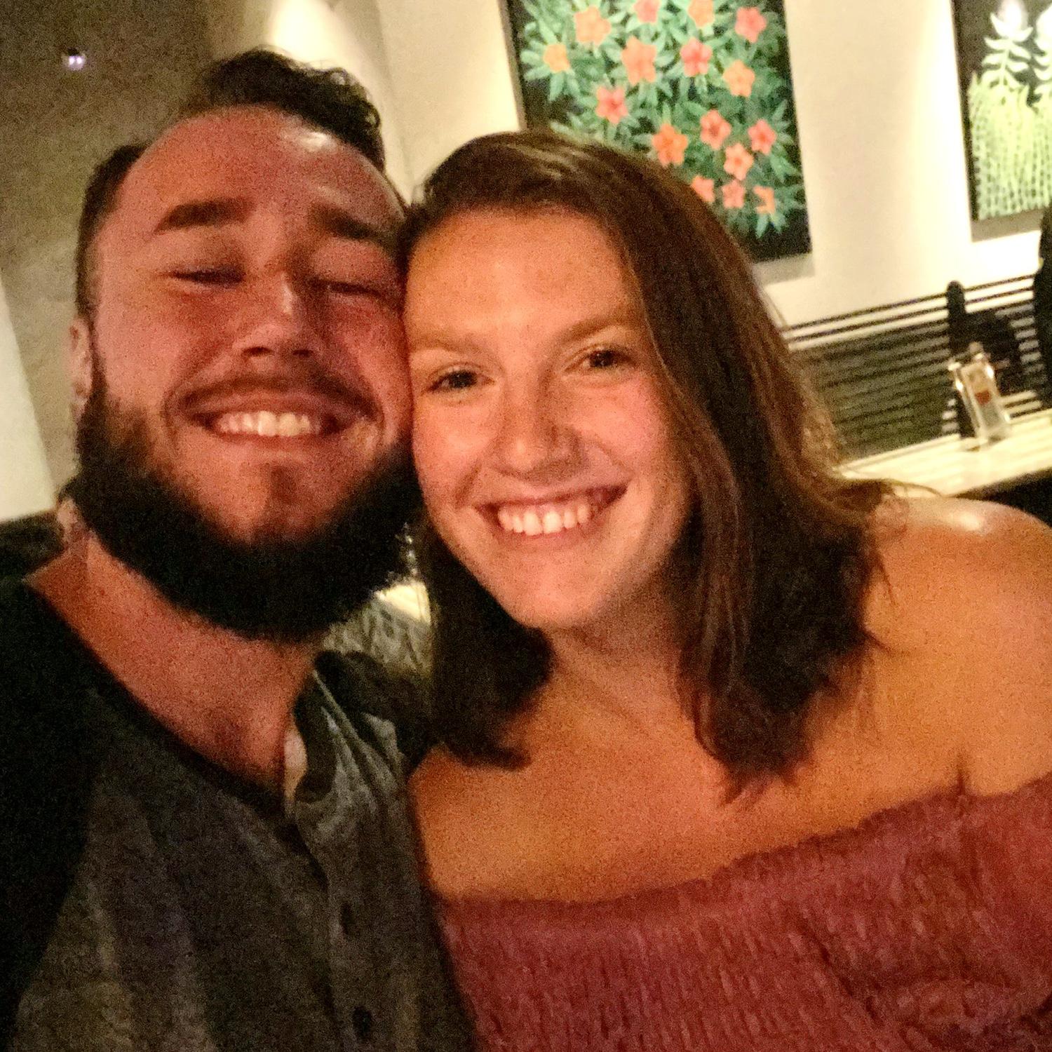 Our 2nd date at a delicious Italian restaurant in Downtown St Pete. November 2021