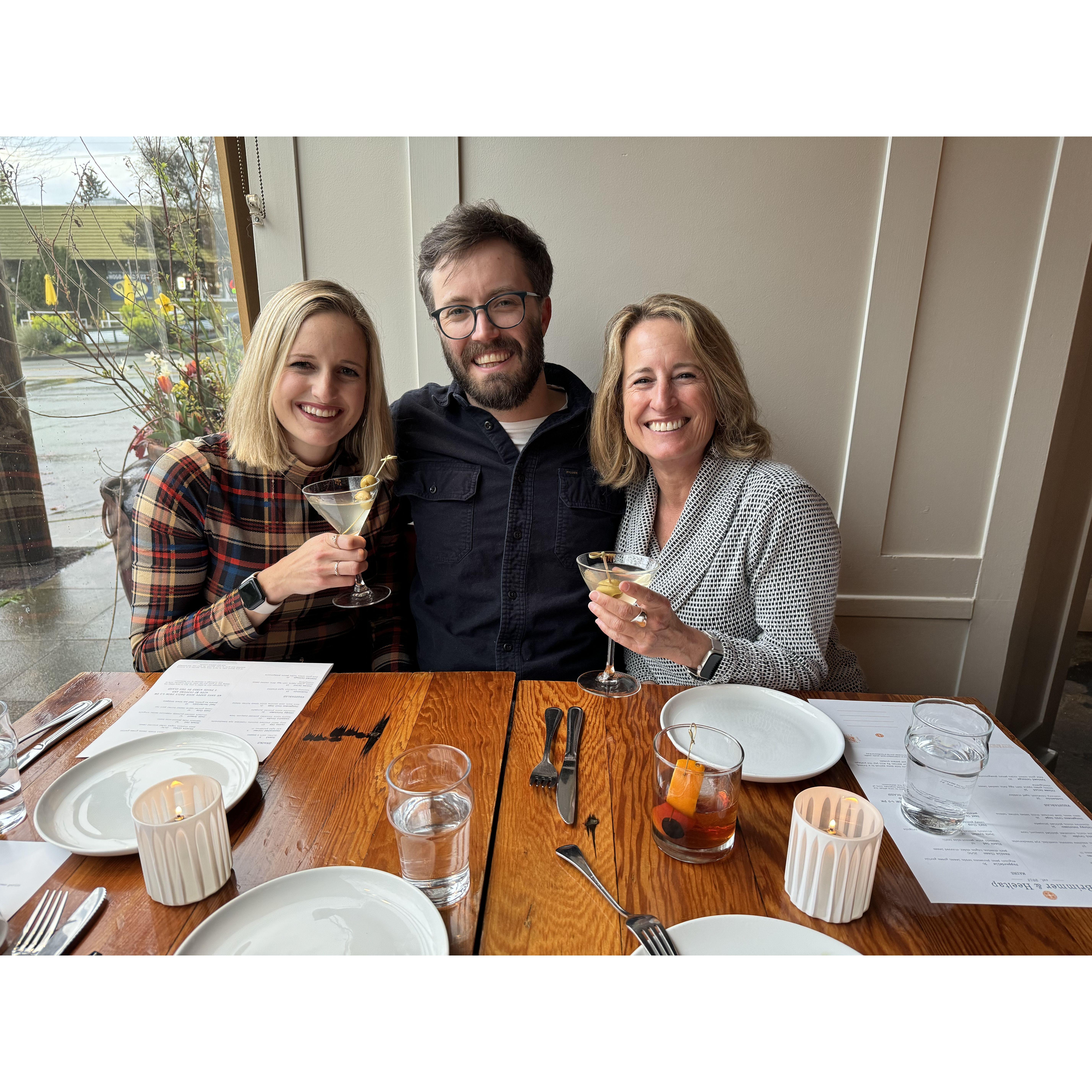 Our favorite restaurant with Kim's mom! -March 2024