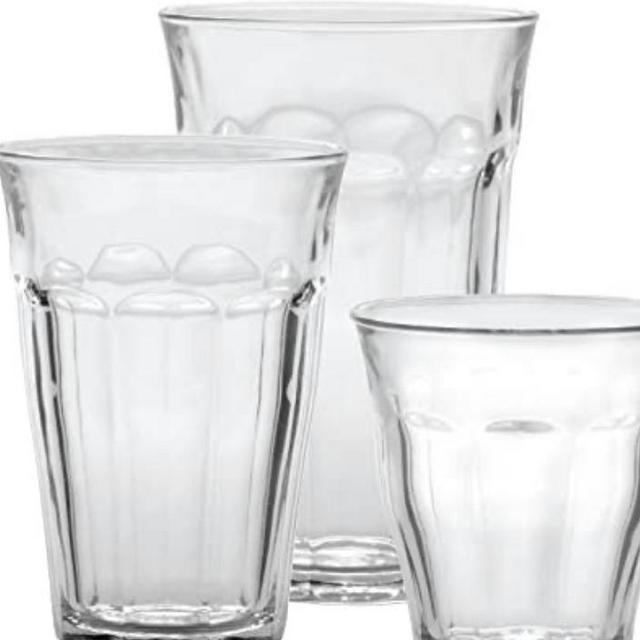 Duralex Picardie Glass Tumblers - 18-Piece Set - Everything ...