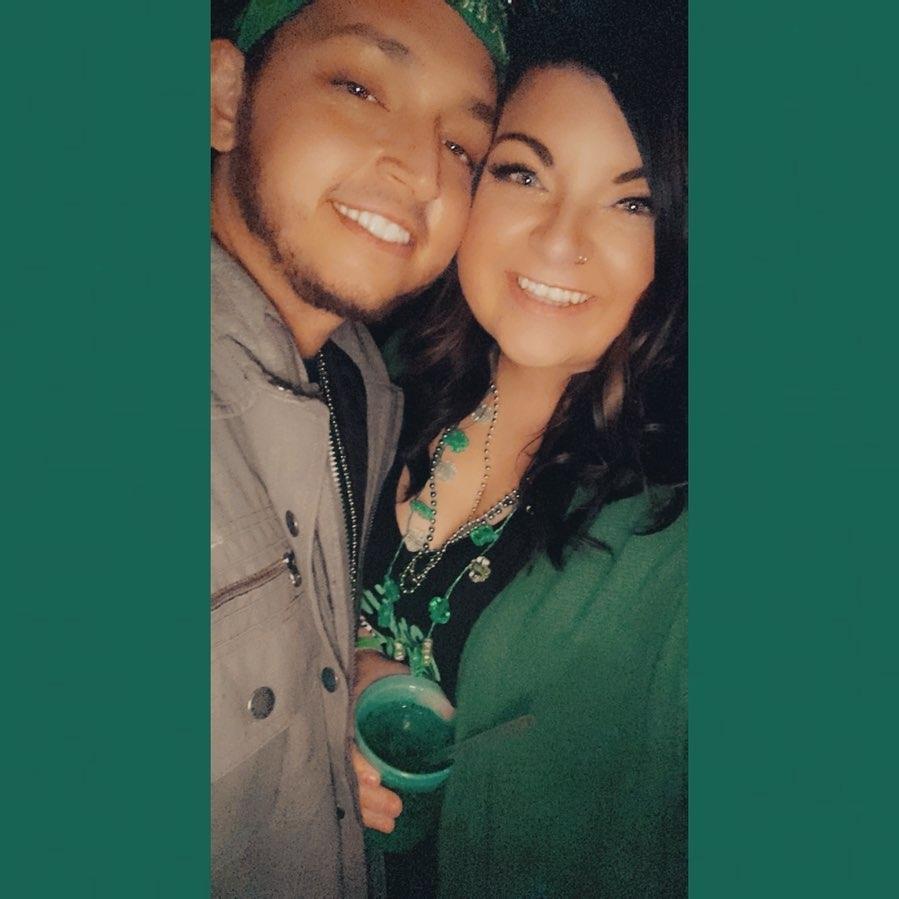 Our first picture together as a couple 