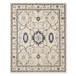 Turkish Inspired Hand Knotted Rug, 9x12', Angora