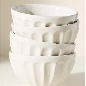 The Latte Stoneware Cereal Bowls, Set of 4: Amelie Edition