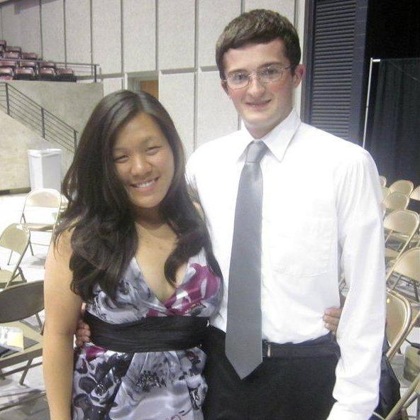 Scott's high school graduation in 2011. We laughed for ten minutes straight when we found this picture.