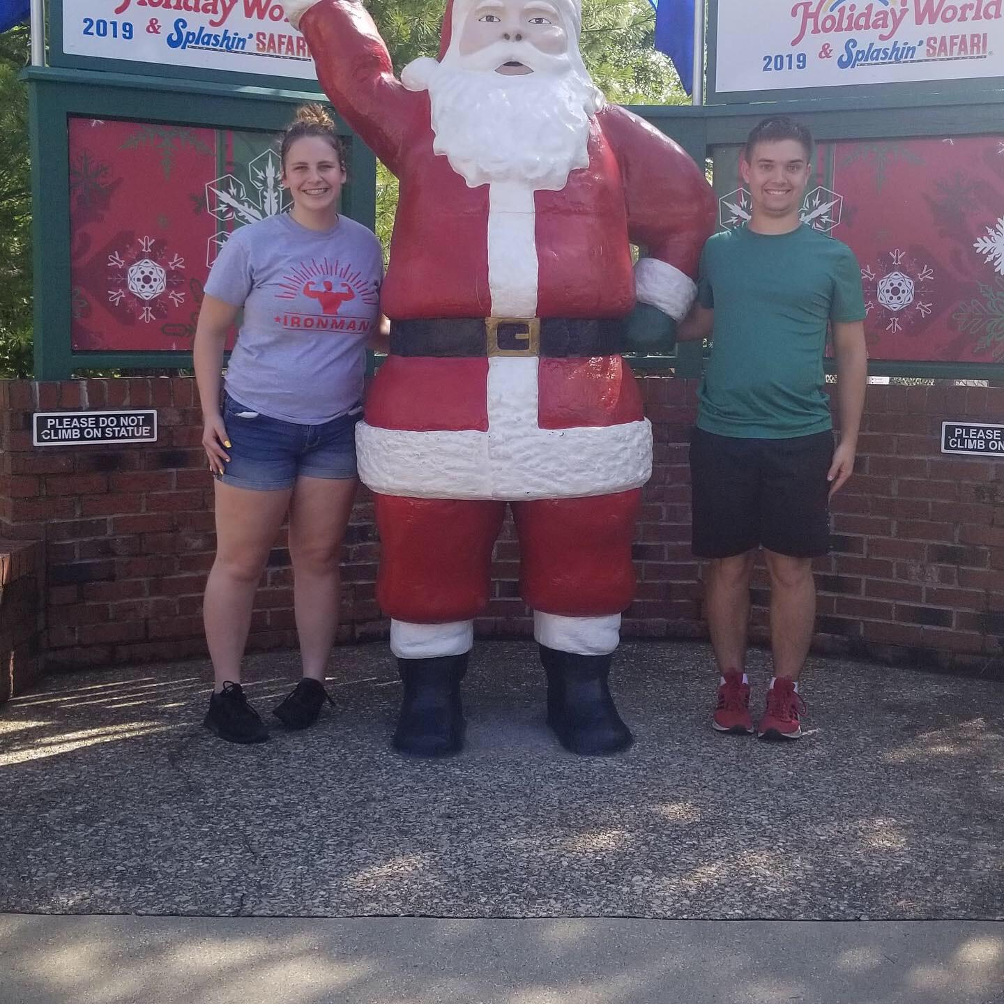 July 2019 - Holiday World! This was our first "long-distance" road trip together, but it was only a three-hour drive.