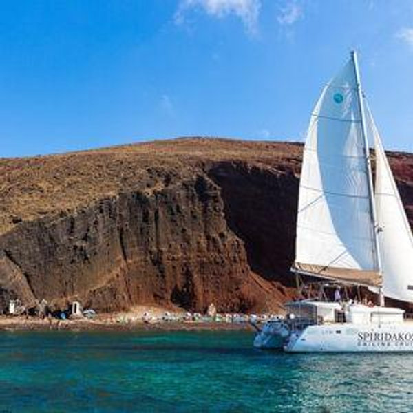 Boat Day in Santorini
