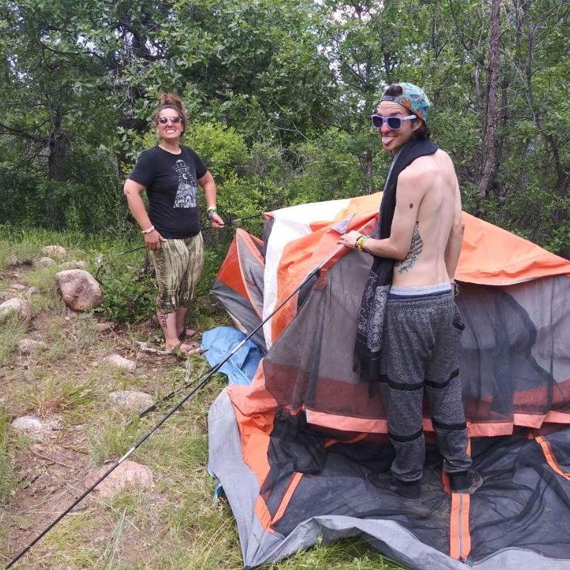 June 24, 2019. We met at Hummingbird Ranch at the Sonic Bloom Music Festival. This picture was taken 48 hours after we met.