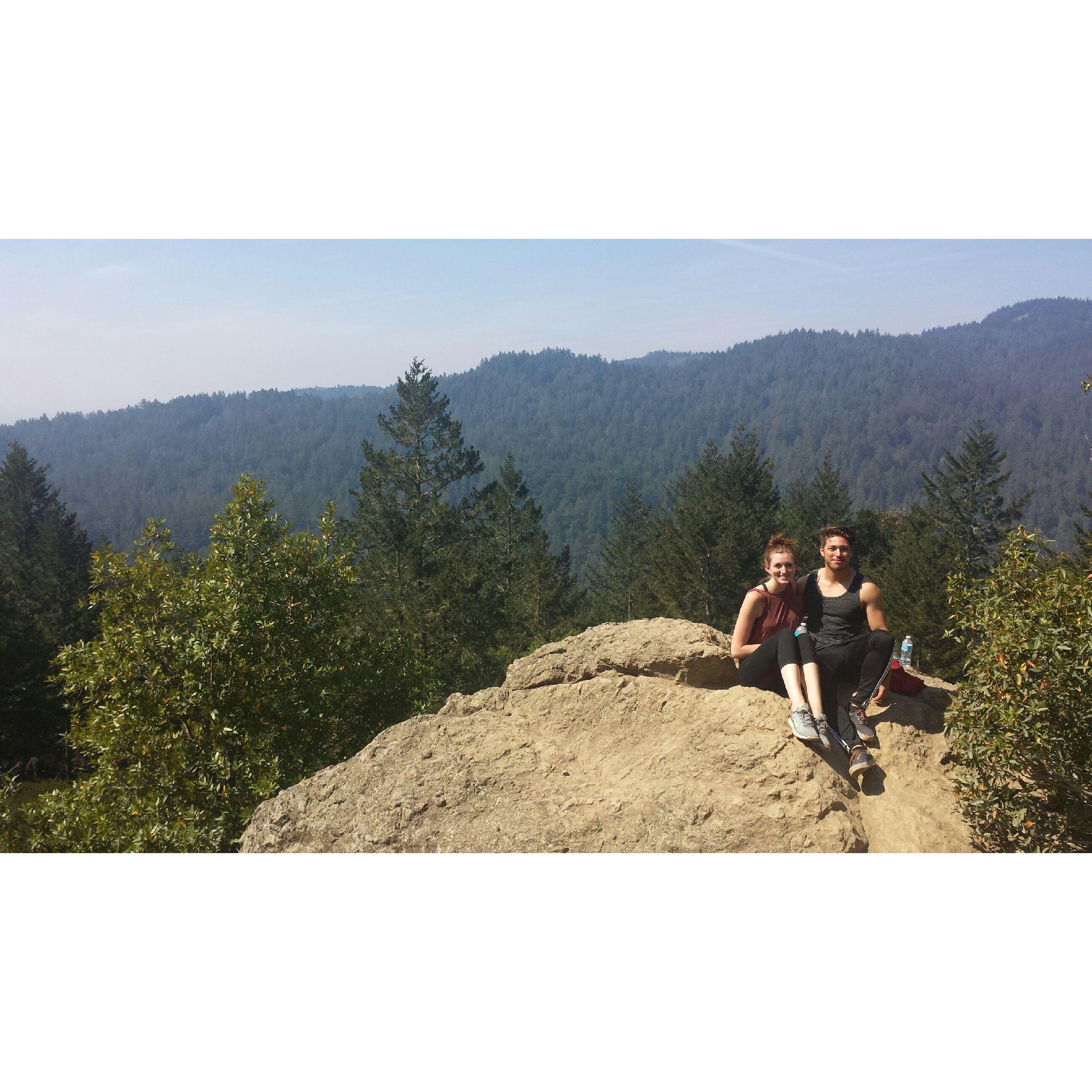 First date!- hiking in Muir Woods in 2015