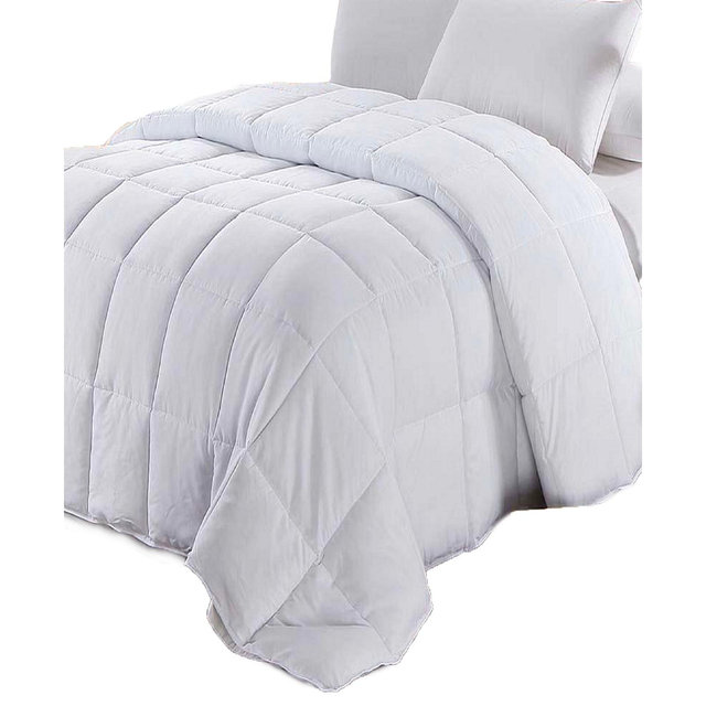 Goose Down Feather Comforter All Season 300TC Cotton, Twin/Twin XL